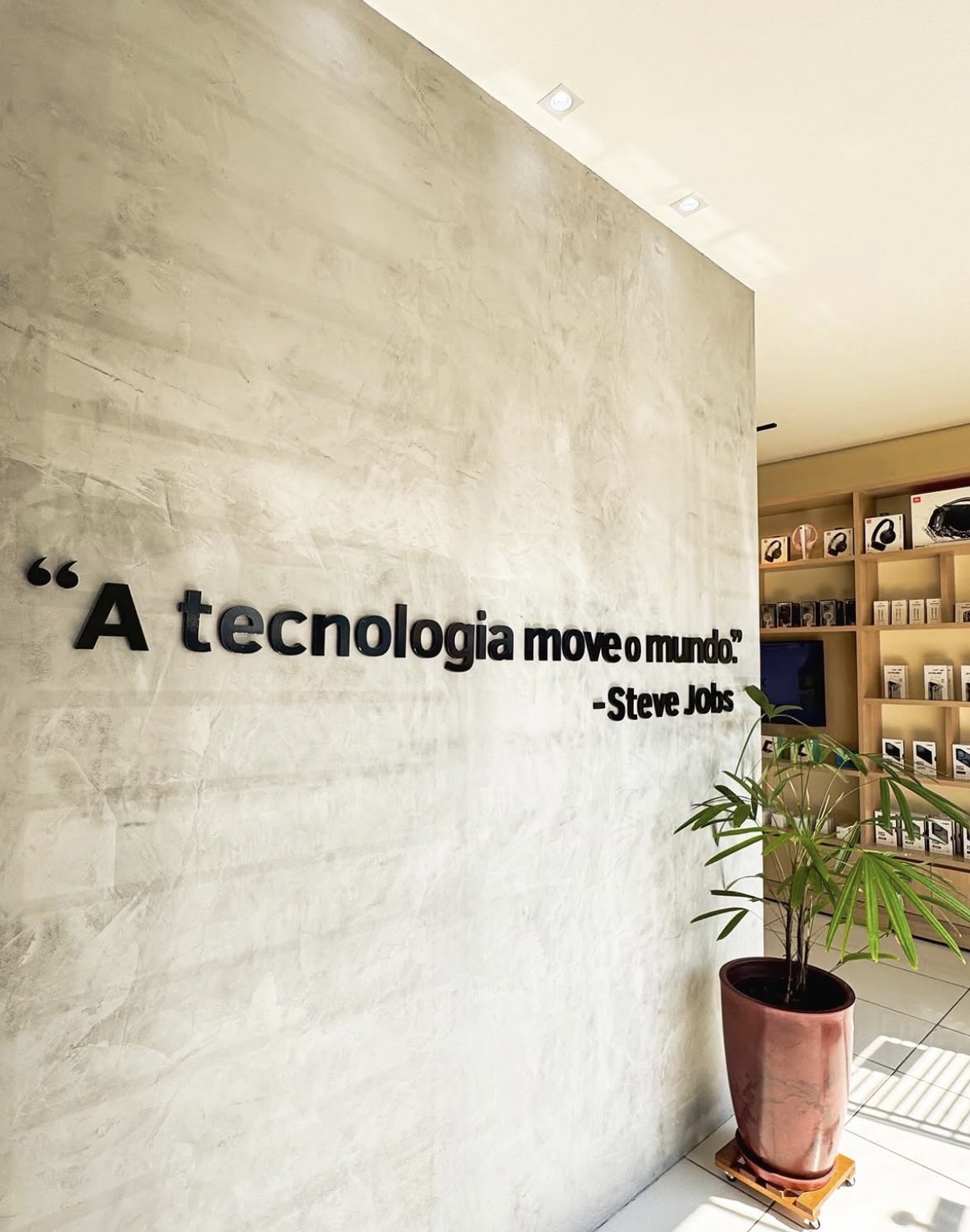 Ambiente do showroom